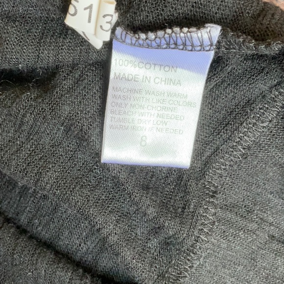 Black cotton cardi. Paper Scissors make. Size 8 - Picture 6 of 6